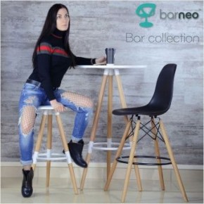Барный стул Barneo N-19 Modern интерьерный белый в Еманжелинске - emanzhelinsk.ok-mebel.com | фото 3