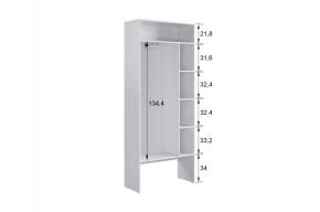 БАСКО Прихожая К5 (кашемир) в Еманжелинске - emanzhelinsk.ok-mebel.com | фото 9