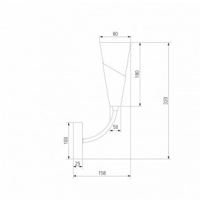 Бра Eurosvet Rhyton 60167/1 никель в Еманжелинске - emanzhelinsk.ok-mebel.com | фото 6