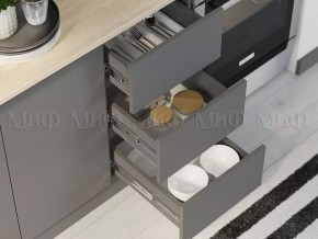 ЧЕЛСИ Кухонный гарнитур 2,0 м (Графит) в Еманжелинске - emanzhelinsk.ok-mebel.com | фото 2