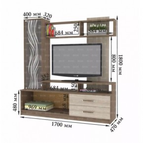 ДАРЬЯ Гостиная (Крафт серый/Крафт белый) в Еманжелинске - emanzhelinsk.ok-mebel.com | фото 8