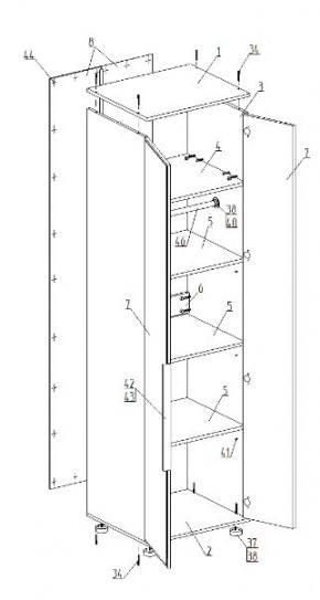 Детская "Лео" (модульная) в Еманжелинске - emanzhelinsk.ok-mebel.com | фото 9