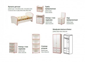 Набор мебели для детской Юниор-10 (с кроватью 800*1600) ЛДСП в Еманжелинске - emanzhelinsk.ok-mebel.com | фото 2