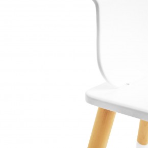 Детский комплект стол и стул «Корона» Rolti Baby (белый/береза, массив березы/мдф) в Еманжелинске - emanzhelinsk.ok-mebel.com | фото 2