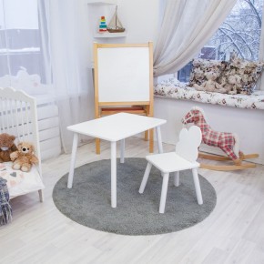 Детский комплект стол и стул «Облачко» Rolti Baby (белый/белый, массив березы/мдф) в Еманжелинске - emanzhelinsk.ok-mebel.com | фото 2