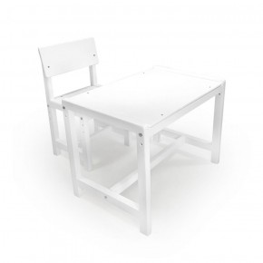 Детский растущий комплект стол и стул Я САМ "Лофт" (Белый, Белый) в Еманжелинске - emanzhelinsk.ok-mebel.com | фото