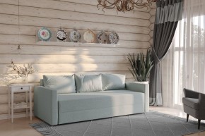 Диван-кровать Вало мятно-серый, ткань рогожка в Еманжелинске - emanzhelinsk.ok-mebel.com | фото 2