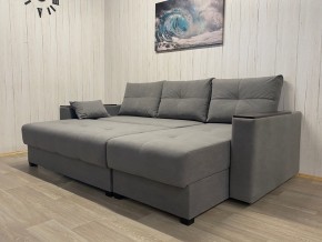 Диван угловой Комфорт-3 (НПБ+МДФ) велюр Galaxy Lite 26 в Еманжелинске - emanzhelinsk.ok-mebel.com | фото 3