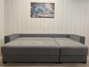 Диван угловой Комфорт-3 (НПБ+МДФ) велюр Galaxy Lite 26 в Еманжелинске - emanzhelinsk.ok-mebel.com | фото 4