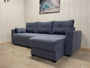 Диван угловой Комфорт-3 (НПБ+МДФ) велюр Monaco 13 в Еманжелинске - emanzhelinsk.ok-mebel.com | фото 2