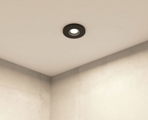DK2036-BK Встраиваемый светильник влагозащ., IP 44, до 15 Вт, GU10, LED, черный, алюминий в Еманжелинске - emanzhelinsk.ok-mebel.com | фото 7