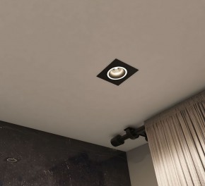 DK2061-BK Встраиваемый светильник IP 20, до 15 Вт, GU10, LED, черный, алюминий в Еманжелинске - emanzhelinsk.ok-mebel.com | фото 4