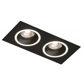DK2062-BK Встраиваемый светильник, IP 20, до 15 Вт, GU10, LED, черный, алюминий в Еманжелинске - emanzhelinsk.ok-mebel.com | фото