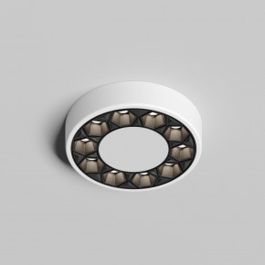 DK2440-WB Встраиваемый светильник DUAL 5+5 Вт, LED 4000K, IP 20, d90mm, белый/черный, алюминий/акрил в Еманжелинске - emanzhelinsk.ok-mebel.com | фото 3