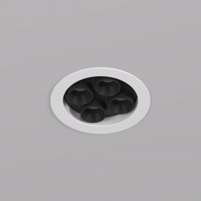 DK2510-WB Встраиваемый светильник SPACE со светодиодом d65 220V 8W 38° 4000К IP20 белый/черный алюминий в Еманжелинске - emanzhelinsk.ok-mebel.com | фото 2