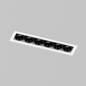 DK2514-WB Встраиваемый светильник SPACE со светодиодом L126mm 220V 10W 38° 4000К IP20 белый/черный алюминий в Еманжелинске - emanzhelinsk.ok-mebel.com | фото 2