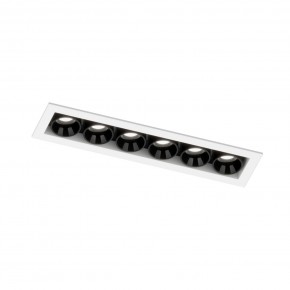 DK2514-WB Встраиваемый светильник SPACE со светодиодом L126mm 220V 10W 38° 4000К IP20 белый/черный алюминий в Еманжелинске - emanzhelinsk.ok-mebel.com | фото 5