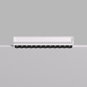 DK2532-WB Встраиваемый светильник SPACE со светодиодом под шпатлевку L240mm 220V 20W 38° 4000К IP20 белый/черный алюминий в Еманжелинске - emanzhelinsk.ok-mebel.com | фото 3