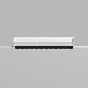 DK2532-WB Встраиваемый светильник SPACE со светодиодом под шпатлевку L240mm 220V 20W 38° 4000К IP20 белый/черный алюминий в Еманжелинске - emanzhelinsk.ok-mebel.com | фото 4