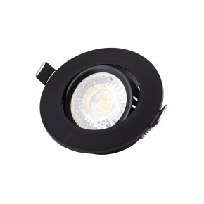 DK3020-BK Встраиваемый светильник, IP 20, 10 Вт, GU5.3, LED, черный, пластик в Еманжелинске - emanzhelinsk.ok-mebel.com | фото 2