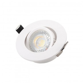 DK3020-WH Встраиваемый светильник, IP 20, 10 Вт, GU5.3, LED, белый, пластик в Еманжелинске - emanzhelinsk.ok-mebel.com | фото 3