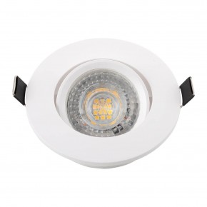 DK3020-WH Встраиваемый светильник, IP 20, 10 Вт, GU5.3, LED, белый, пластик в Еманжелинске - emanzhelinsk.ok-mebel.com | фото 4