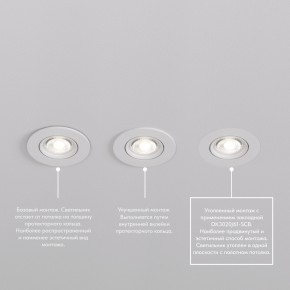 DK3020-WH Встраиваемый светильник, IP 20, 10 Вт, GU5.3, LED, белый, пластик в Еманжелинске - emanzhelinsk.ok-mebel.com | фото 6