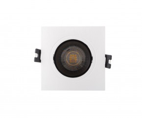 DK3021-WB Встраиваемый светильник, IP 20, 10 Вт, GU5.3, LED, белый/черный, пластик в Еманжелинске - emanzhelinsk.ok-mebel.com | фото
