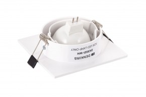 DK3021-WH Встраиваемый светильник, IP 20, 10 Вт, GU5.3, LED, белый, пластик в Еманжелинске - emanzhelinsk.ok-mebel.com | фото 4