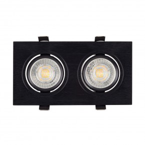 DK3022-BK Встраиваемый светильник, IP 20, 10 Вт, GU5.3, LED, черный, пластик в Еманжелинске - emanzhelinsk.ok-mebel.com | фото 2