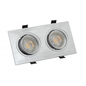 DK3022-CM Встраиваемый светильник, IP 20, 10 Вт, GU5.3, LED, серый, пластик в Еманжелинске - emanzhelinsk.ok-mebel.com | фото 2