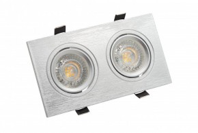 DK3022-CM Встраиваемый светильник, IP 20, 10 Вт, GU5.3, LED, серый, пластик в Еманжелинске - emanzhelinsk.ok-mebel.com | фото 3