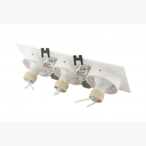 DK3023-WH Встраиваемый светильник, IP 20, 10 Вт, GU5.3, LED, белый, пластик в Еманжелинске - emanzhelinsk.ok-mebel.com | фото 4