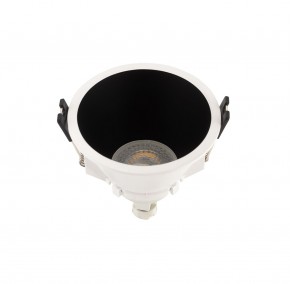 DK3026-WB Встраиваемый светильник, IP 20, 10 Вт, GU5.3, LED, белый/черный, пластик в Еманжелинске - emanzhelinsk.ok-mebel.com | фото 2