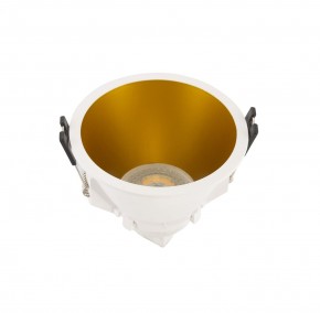 DK3026-WG Встраиваемый светильник, IP 20, 10 Вт, GU5.3, LED, белый/золотой, пластик в Еманжелинске - emanzhelinsk.ok-mebel.com | фото 2