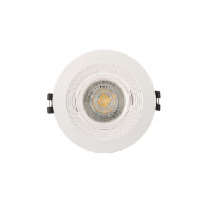 DK3029-WH Встраиваемый светильник, IP 20, 10 Вт, GU5.3, LED, белый, пластик в Еманжелинске - emanzhelinsk.ok-mebel.com | фото
