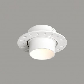 DK3056-WH Встраиваемый светильник под шпатлевку, IP20, до 15 Вт, LED, GU5,3, белый, пластик в Еманжелинске - emanzhelinsk.ok-mebel.com | фото