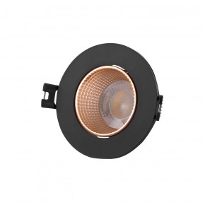 DK3061-BBR Встраиваемый светильник, IP 20, 10 Вт, GU5.3, LED, черный/бронзовый, пластик в Еманжелинске - emanzhelinsk.ok-mebel.com | фото