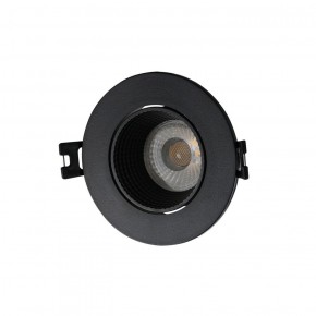 DK3061-BK Встраиваемый светильник, IP 20, 10 Вт, GU5.3, LED, черный/черный, пластик в Еманжелинске - emanzhelinsk.ok-mebel.com | фото