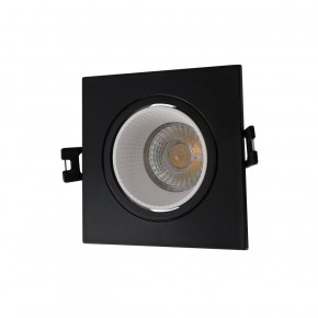 DK3071-BK+WH Встраиваемый светильник, IP 20, 10 Вт, GU5.3, LED, черный/белый, пластик в Еманжелинске - emanzhelinsk.ok-mebel.com | фото