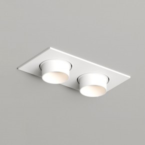 DK3122-WH Встраиваемый светильник, IP20, до 15 Вт, LED, GU5,3, белый, пластик в Еманжелинске - emanzhelinsk.ok-mebel.com | фото