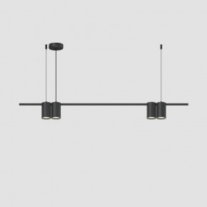 DK4061-BK Подвесной светильник ORBIT, IP20, 4xGU10 LED до 15 Вт, черный матовый, алюминий в Еманжелинске - emanzhelinsk.ok-mebel.com | фото