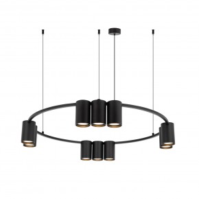 DK4065-BK Подвесной светильник ORBIT, IP20, 10xGU10 LED до 15 Вт, черный матовый, алюминий в Еманжелинске - emanzhelinsk.ok-mebel.com | фото 3