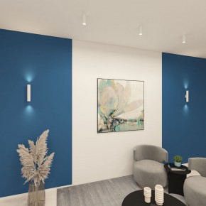 DK5022-WH Настенный светильник, IP20, до 15 Вт, LED, 2xGU10, белый, алюминий в Еманжелинске - emanzhelinsk.ok-mebel.com | фото 4