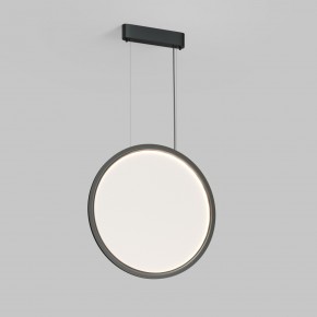 DK6606-BK Подвесной вертикальный светильник Veil со светодиодом H1700 d600 220V 48W 3000-6000K IP20 черный алюминий в Еманжелинске - emanzhelinsk.ok-mebel.com | фото 3