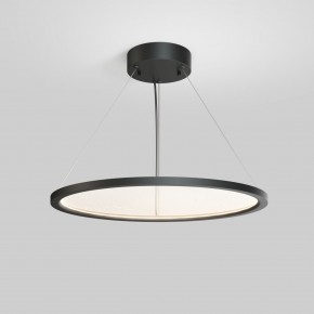 DK6616-BK Подвесной горизонтальный светильник Veil со светодиодом H900 d600 220V 48W 3000-6000K IP20 черный алюминий в Еманжелинске - emanzhelinsk.ok-mebel.com | фото