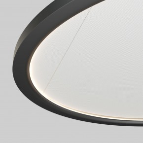 DK6616-BK Подвесной горизонтальный светильник Veil со светодиодом H900 d600 220V 48W 3000-6000K IP20 черный алюминий в Еманжелинске - emanzhelinsk.ok-mebel.com | фото 3