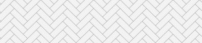 Фартук Метро керамик (белая) CPL пластик МДФ 6 мм в Еманжелинске - emanzhelinsk.ok-mebel.com | фото