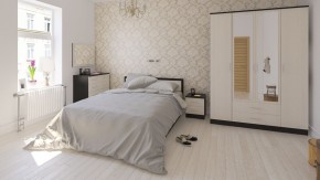 Фиеста Кровать 1600, цвет венге/дуб лоредо, ШхГхВ 163,5х203,5х80 см., сп.м. 1600х2000 мм., без матраса, основание есть в Еманжелинске - emanzhelinsk.ok-mebel.com | фото 5