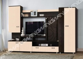 Гостиная Аллегро вариант-3 (Венге/Белфорт) в Еманжелинске - emanzhelinsk.ok-mebel.com | фото